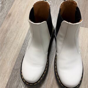 Dr. Martens Black and White Boots